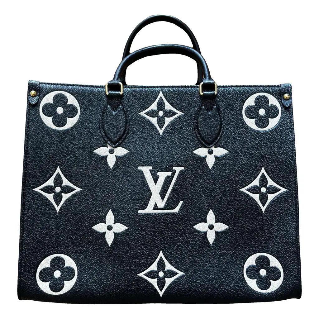 Louis Vuitton On The Go MM Bicolor Monogram Empreinte Leather