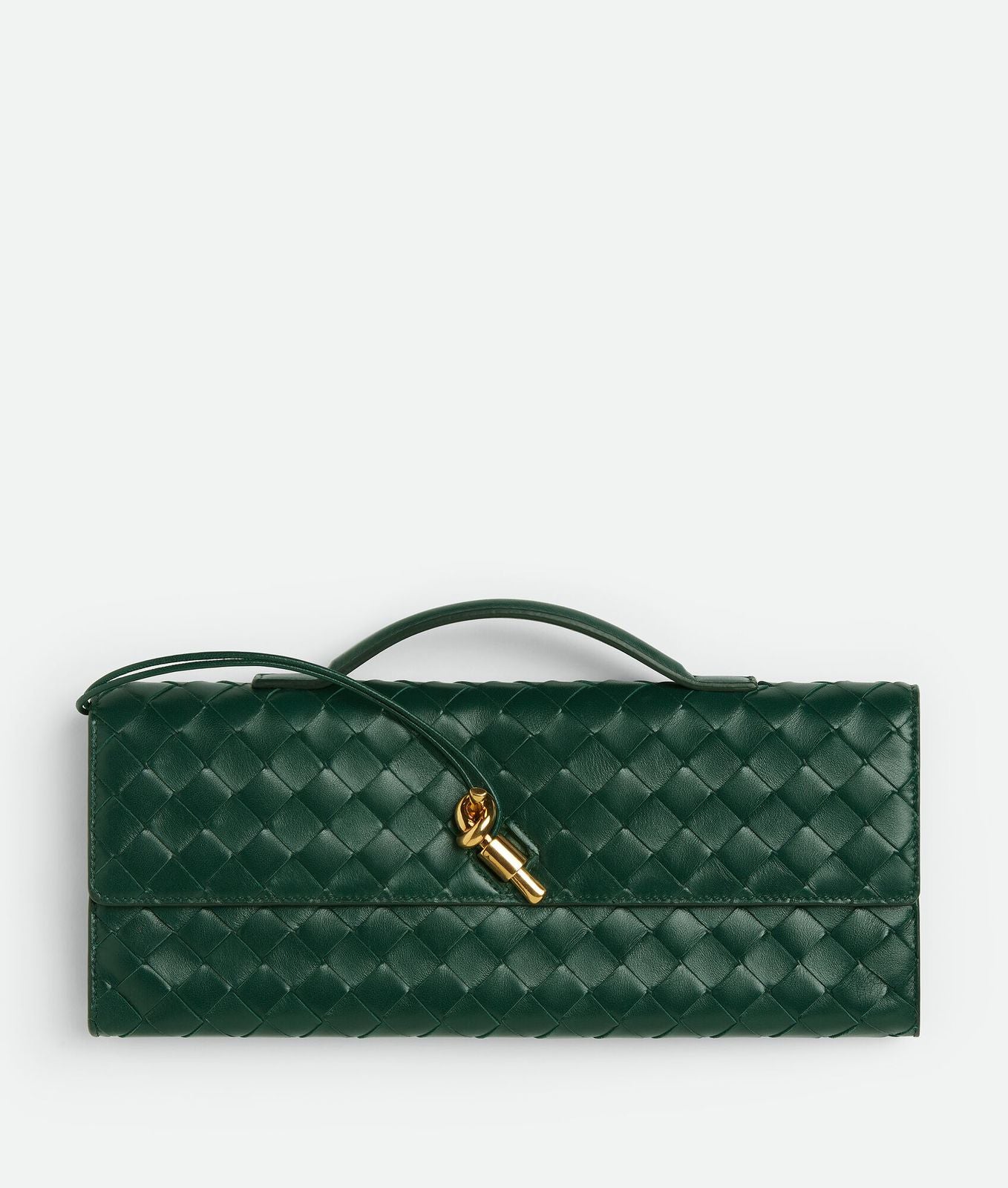 Bottega Veneta Andiamo Top Handle Bag {GREEN }