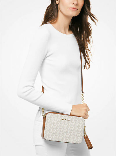 Michael Kors Jet Set Medium Logo Crossbody Bag