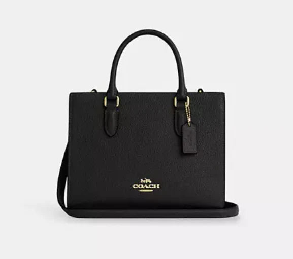 Coach Maggie Small Tote Bag In Blocked Signature Canvas/