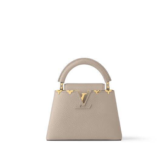 LOUIS VUITTON TAURILLON EMBELLISHED FLOWER CROWN CAPUCINES MM