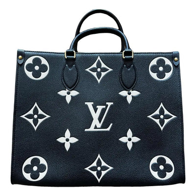 Louis Vuitton On The Go MM Bicolor Monogram Empreinte Leather