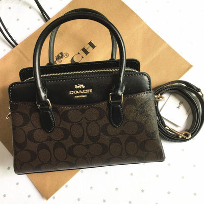 Coach Darcie Carryall Bag In Signature Canvas