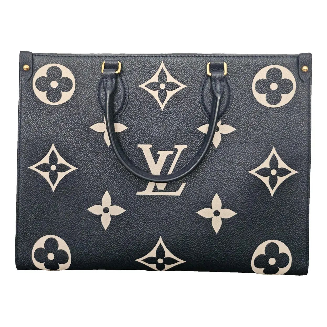 Louis Vuitton On The Go MM Bicolor Monogram Empreinte Leather