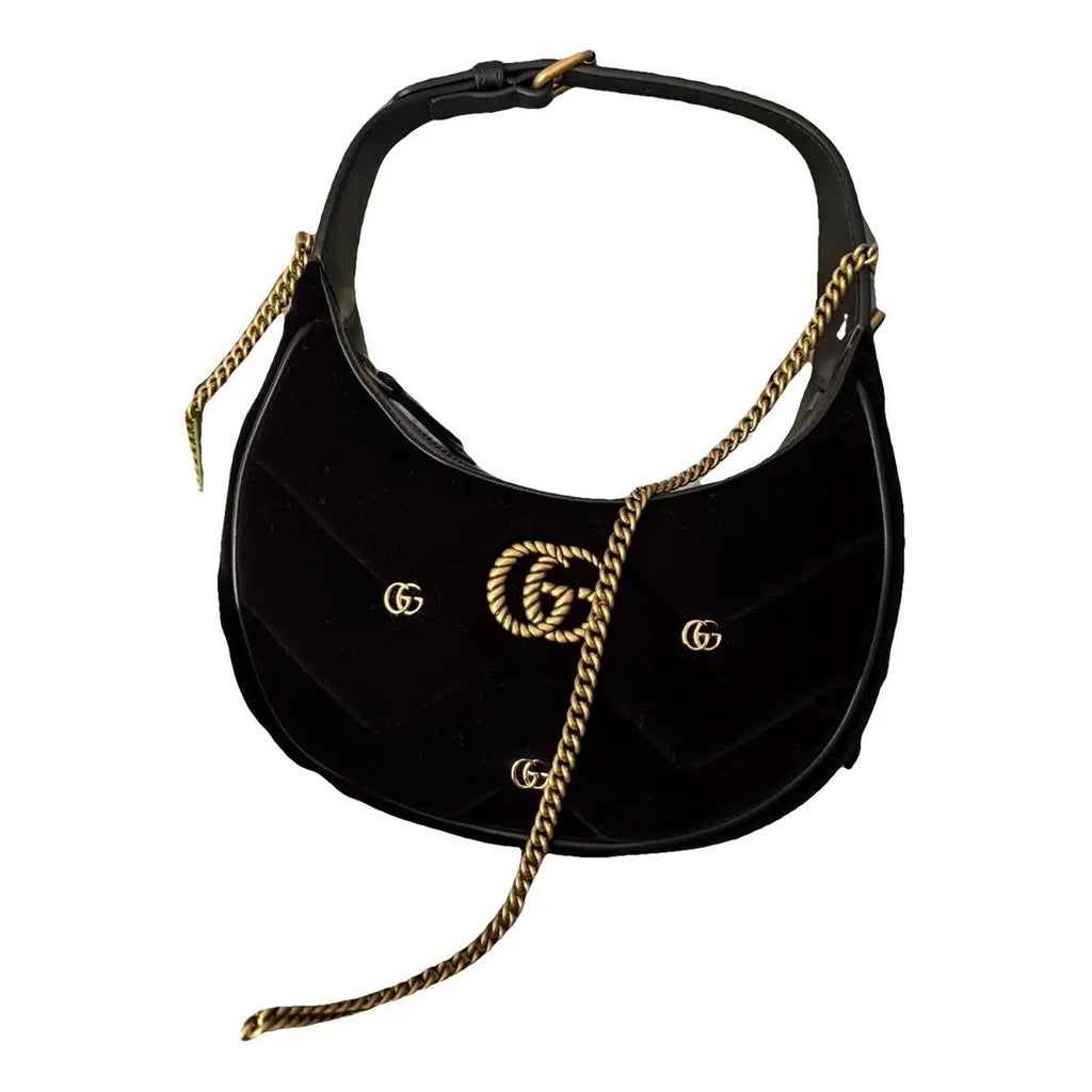 Gucci GG Marmont Half-Moon-Shaped Mini Bag