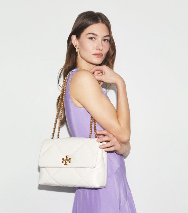 Tory Burch Small Kira Diamond Quilt Convertible Shoulder Bag