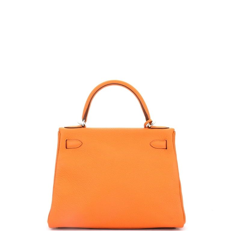 Hermès Orange H Togo Palladium Hardware
