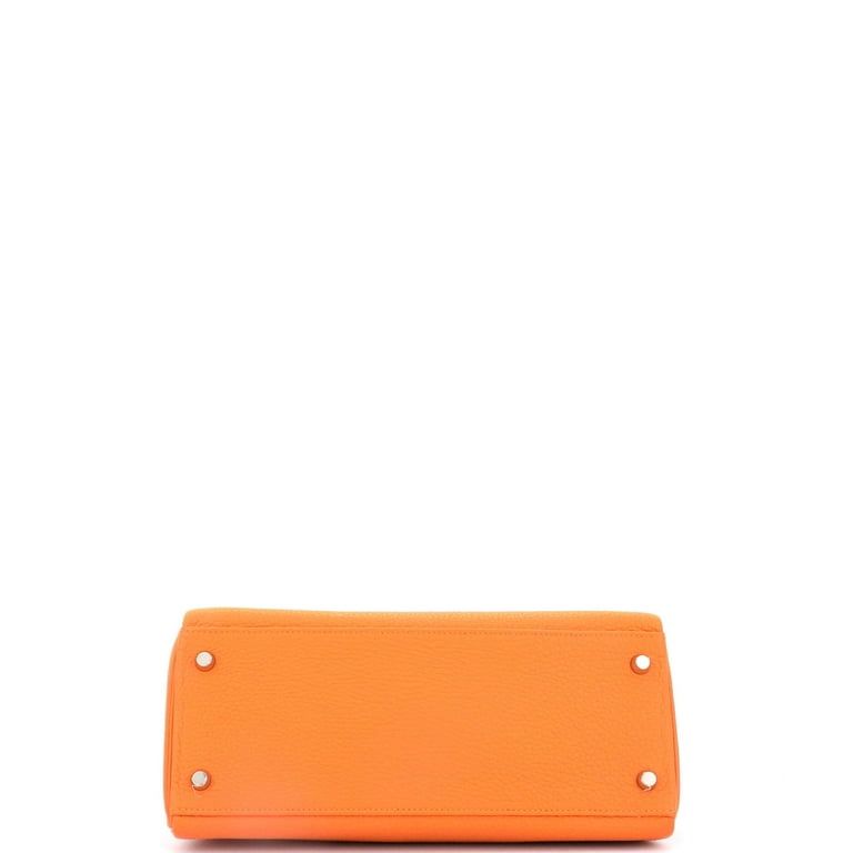 Hermès Orange H Togo Palladium Hardware