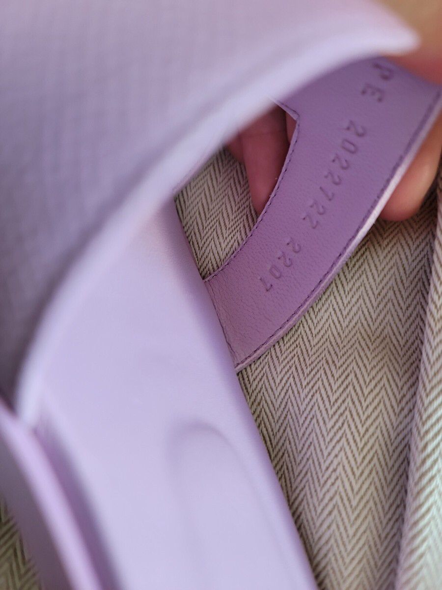 Hermes SANDAL LILAC PASTEL PURPLE LEATHER