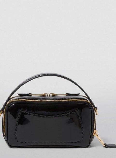 Miu Miu Patent Black Leather Shoulder Bag