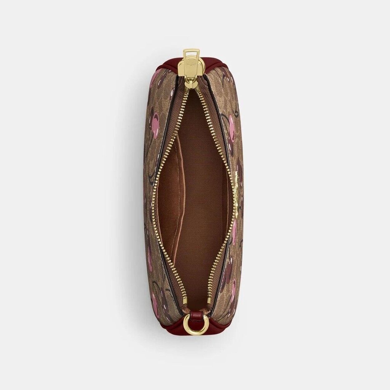 COACH Teri 2 way Cherry Print Shoulder Bag In Signature Canvas