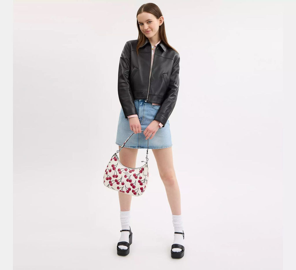 COACH Teri Shoulder Bag With Cherry Print