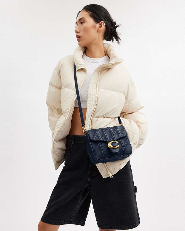 Coach Times Square Tabby Shoulder Bag With Quilting