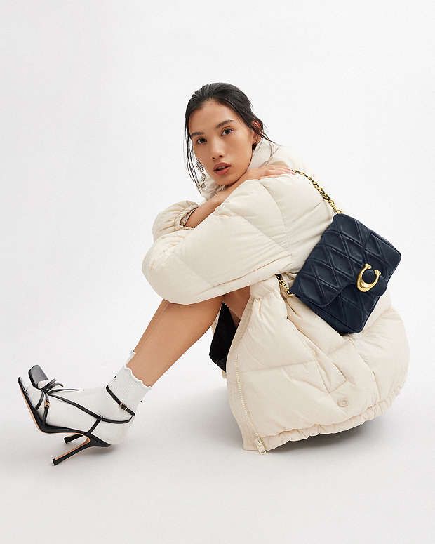 Coach Times Square Tabby Shoulder Bag With Quilting