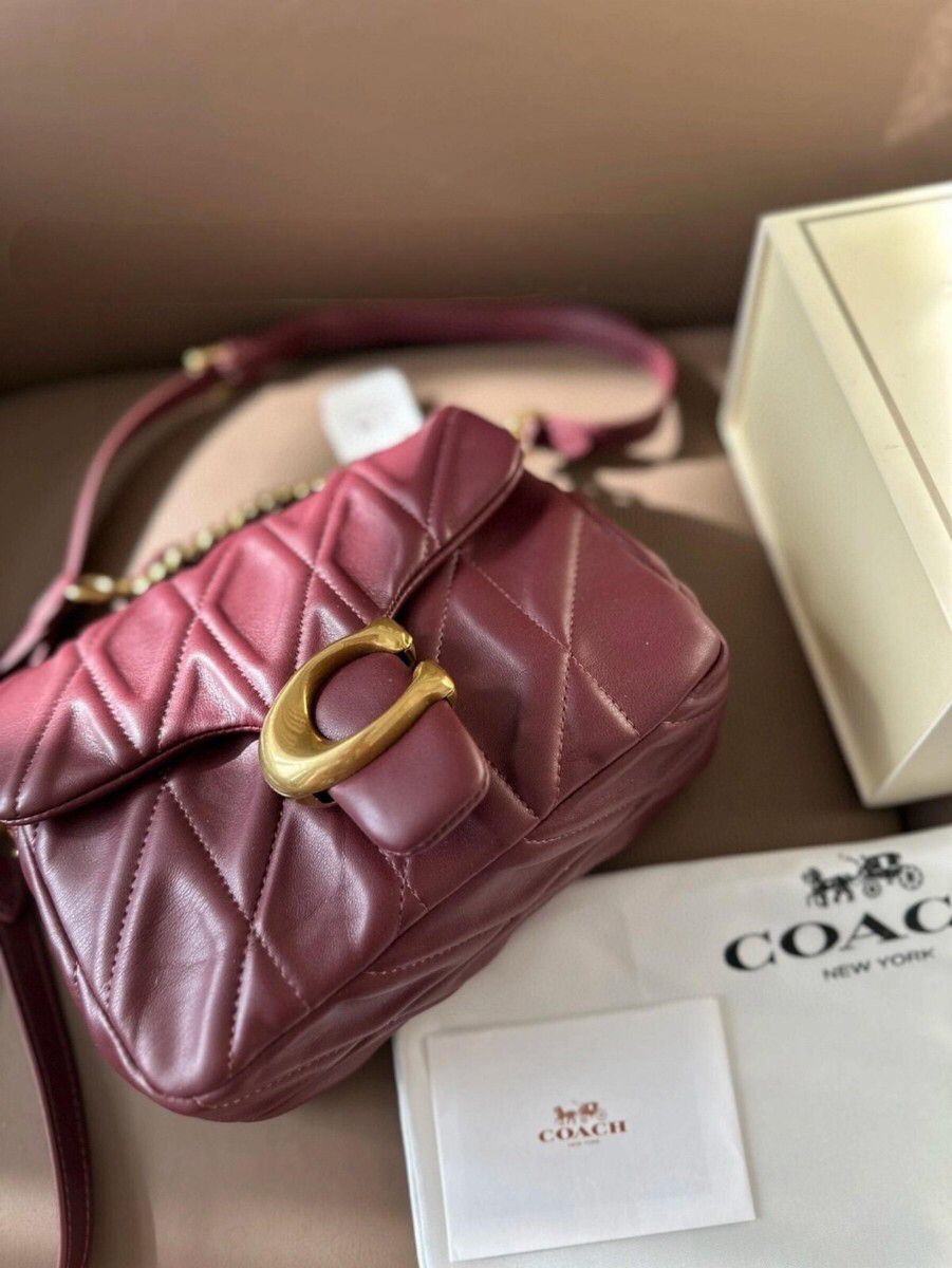 Coach Times Square Tabby Shoulder Bag With Quilting