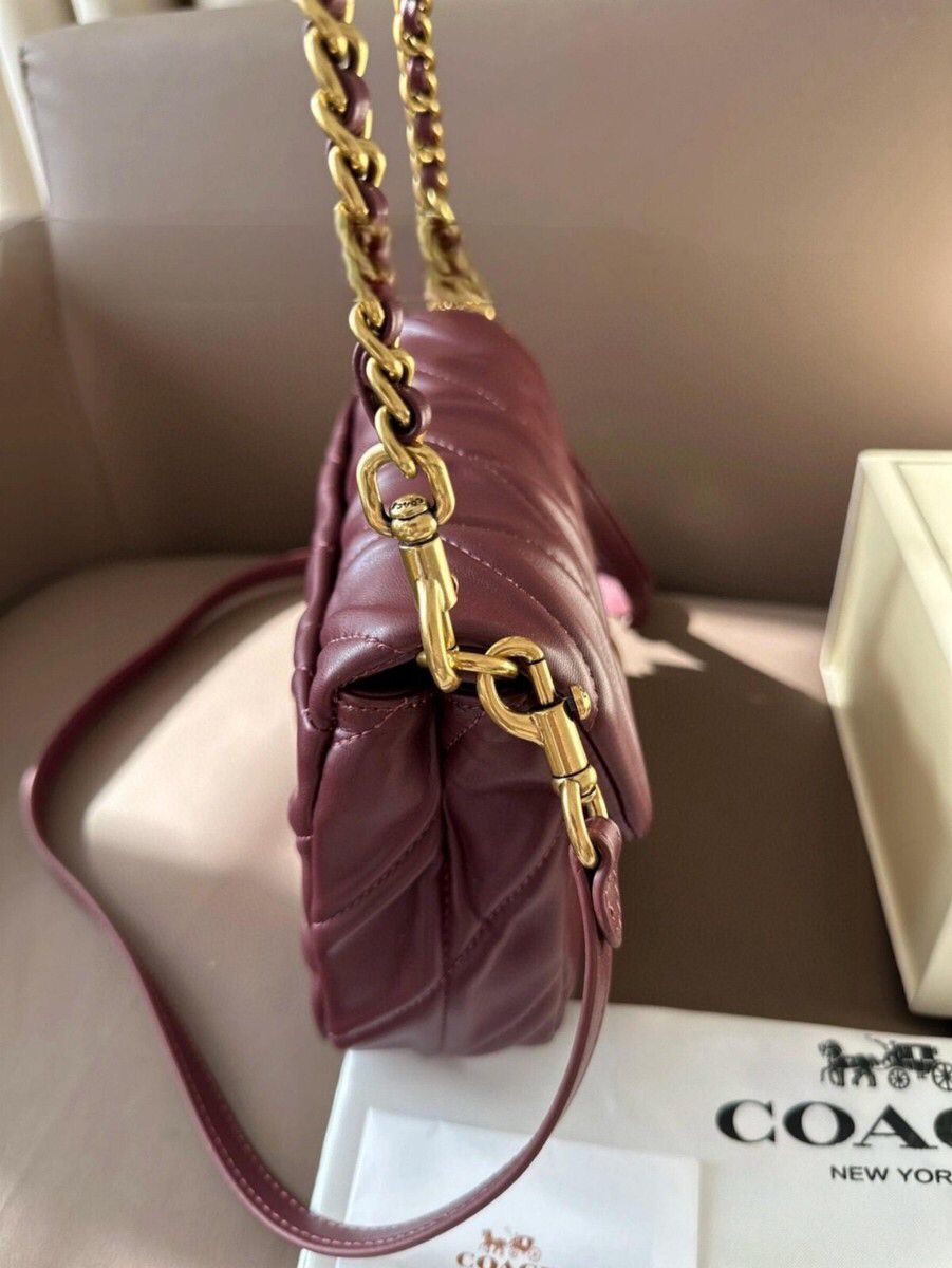 Coach Times Square Tabby Shoulder Bag With Quilting