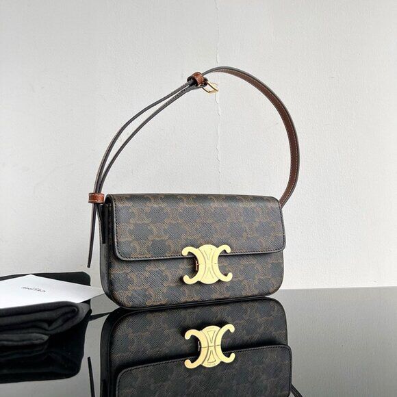Celine Underarm shoulder calfskin