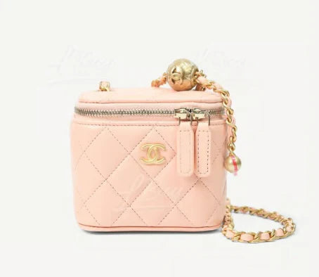 Chanel Mini Square Vanity Case Caviar