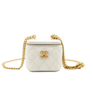 Chanel Mini Square Vanity Case Caviar