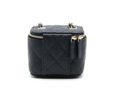 Chanel Mini Square Vanity Case Caviar