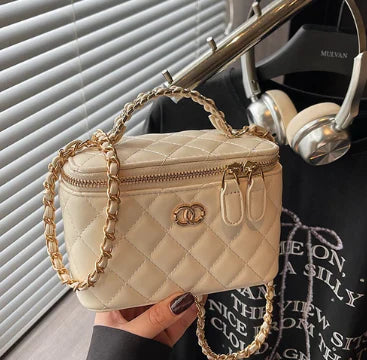 Chanel Mini Square Vanity Case Caviar
