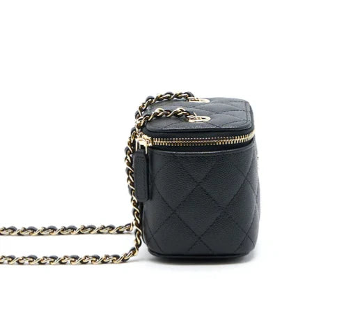 Chanel Mini Square Vanity Case Caviar
