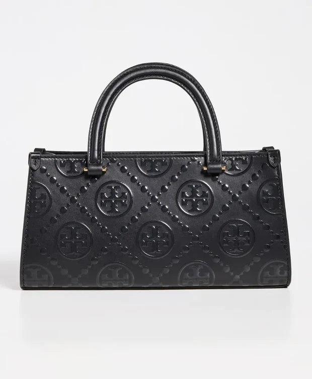 Tory Burch T Monogram Embossed Small East-West Tote