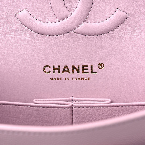 Chanel Jumbo Classic Double Flap Bag Lambskin Baby Pink